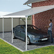 Pergola Adosse en Polycarbonate 4 x 6 m